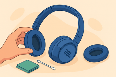 Comment Changer Coussinets Casque JBL Tune (700BT, 710BT, 760NC, 750BTNC) ?