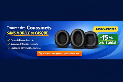 Kwmobile 2x Coussinets D'oreille Compatibles Avec Marshall Major Iv Coussinets Pour Casque En Marron Fonce