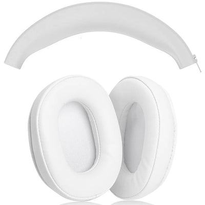 Coussinet Casque Mpow H21 - Confort Prémium Blanc Avec Bandeau