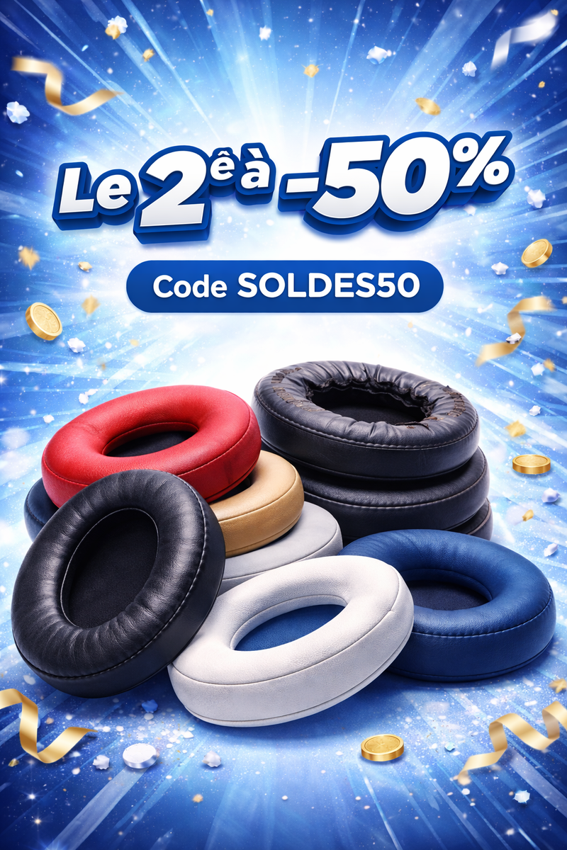 coussinet de casque audio en solde